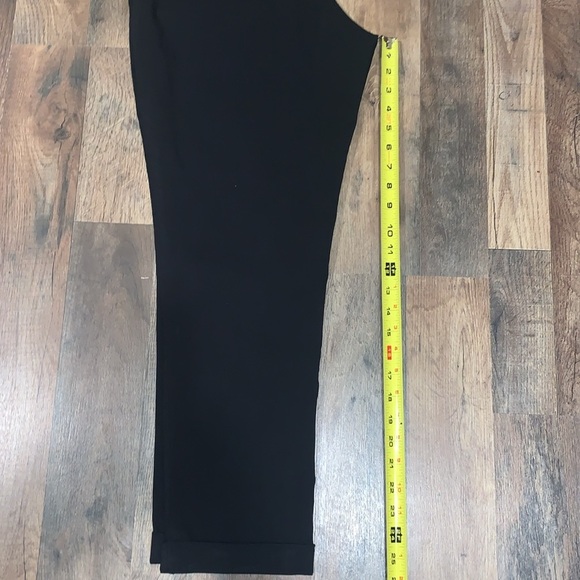 Larry Levine Ankle Length Black Pants. Size XL. - Picture 10 of 10